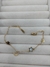 Pulseira aço inox dourado estrela com pedrinha e lua fecho lagosta - comprar online