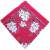 Bandana 100% Algodão Estampas De Flores - comprar online