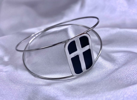Bracelete duplo Cruz