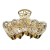 Piranha Presilha Metal Dourado com Strass Unidade - comprar online
