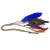Headband faixa de pena carnaval - loja online
