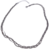 Colar aço inox pele de cobra trançado com extensor - DESTAC