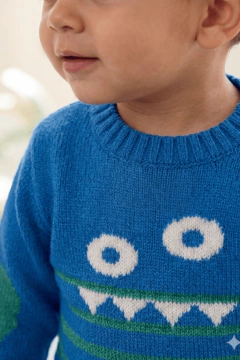 Sweater Monster Azul Francia - comprar online