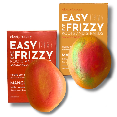 Kit Capilar Anti‑Frizz & Hidratación Profunda – Shampoo y Acondicionador Sólidos de Mango ✨