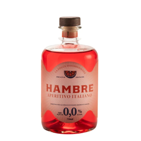 Destilado Aperitivo Italiano Zero Álcool 750ml - Hambre