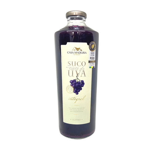 Suco de Uva Integral 1 Litro - Casa Madeira