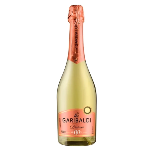 Espumante Branco Prosecco Sem Álcool 750ml - Garibaldi