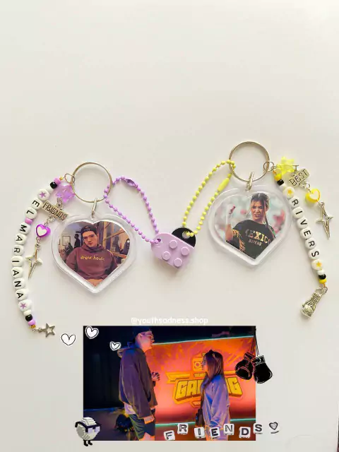 Llaveros para compartir Rivers GG x ElMariana