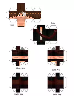 Papercraft Armable Cellbit - Youth Sadness