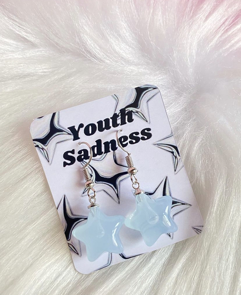 Aretes Estrella azul