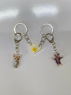 Llavero Matching Gatos