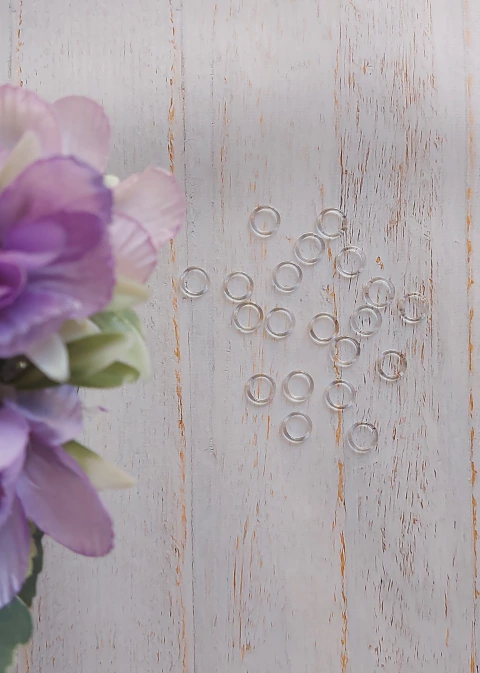 Arandelas Plásticas 6mm Transparente x 100 unid - comprar online