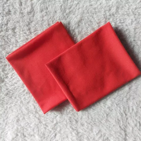 Jersey de Algodón 50 x 45 cm Rojo