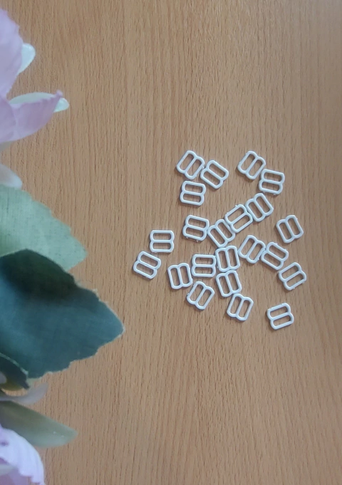 Correderas Plásticas 11 mm Blanco x 100 unid