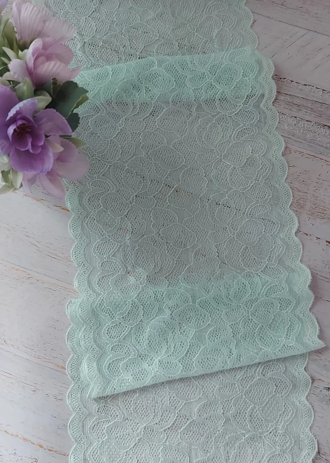 Puntilla Elastizada 22 cm Aqua x mt - comprar online