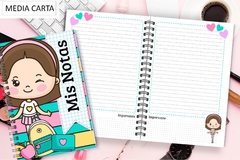 Libretas Niñas Coloridas - comprar en línea