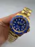 ROLEX SUBMARINER DATE - AZUL E DOURADO