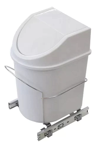 Lixeira Simples Inox C/ Balde 12 Lt