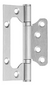 Dobradiça Inox Sobrepor 4 X 3 X 2 Mm Esc Unica C/ 3