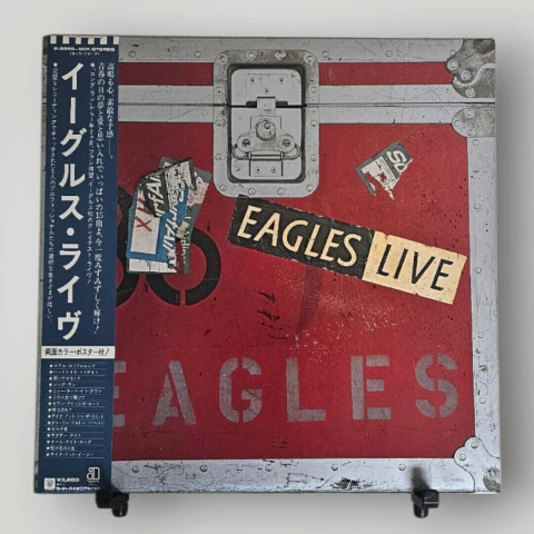 Eagles - Live Duplo Japão: Clássico Ao Vivo com Obi e Pôster