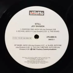Joy Division - Still (Duplo) na internet