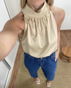 Blusa Cetim Gola - loja online