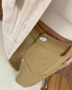 Imagem do Calça Wide Leg Cáqui