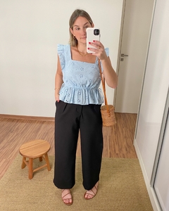Calça Pantacourt Preta - loja online