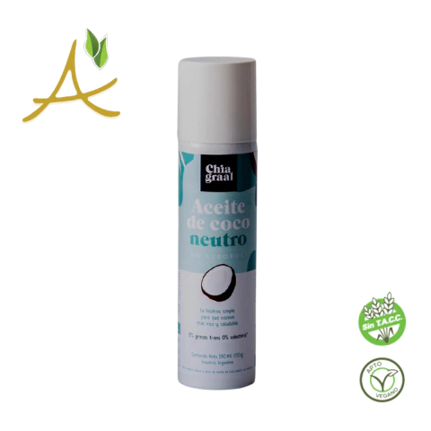 Aceite de Coco en Aerosol x 190ml - Chia Graal