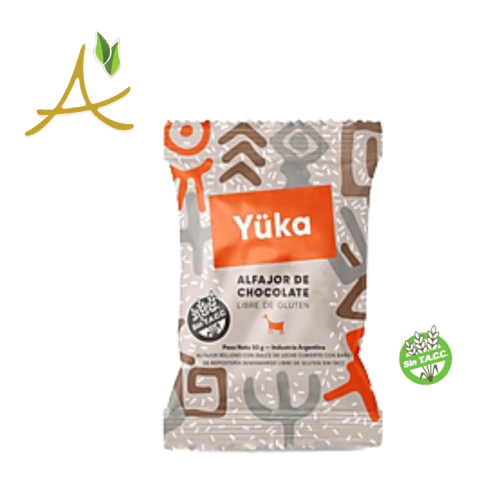 Alfajor de Chocolate x 50g - Yuka x 6u.i