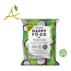 Alfajor de Coco y Dulce de Leche x 50g - Happy Food x 6u.
