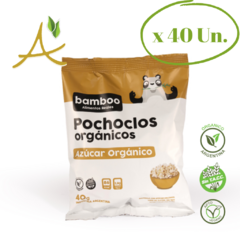 Caja x 20 unidades (80g.) o 40 unidades (40g.) Pochoclos Orgánicos Azúcar Orgánico - Bamboo9 - comprar online