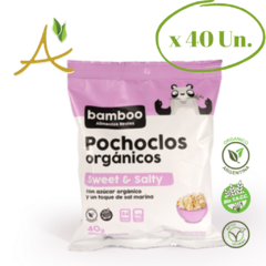 Caja x 20 unidades (80g.) o 40 unidades (40g.) -Pochoclos Orgánicos Sweet & Salty - Bamboo -9