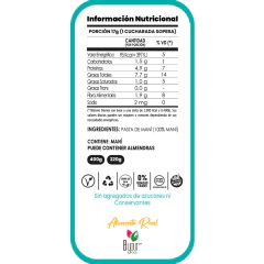 Mantequilla de Mani Sabor Natural 100% Mani x 220g - B Your Food - comprar online