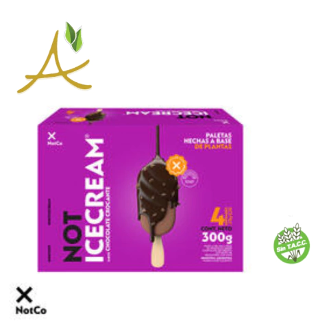 Not Ice Cream Paleta Chocolate con Mani 4u x 240g - NotCo