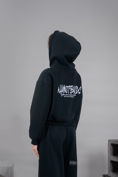 HOODIE CROP TITANIO en internet