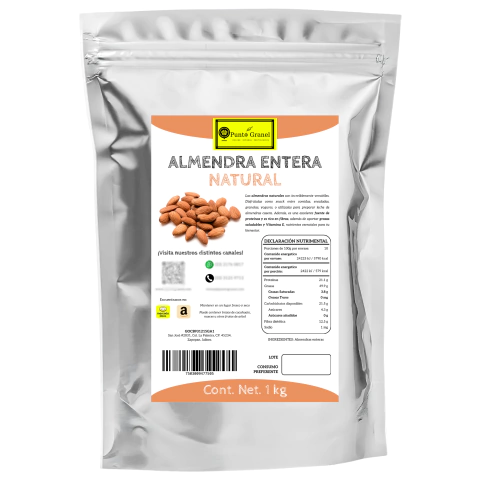 Punto Granel Almendra Entera Natural 1kg - comprar en línea
