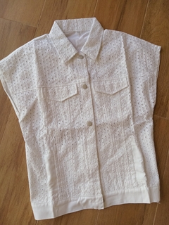 Maxi Chaleco Broderie
