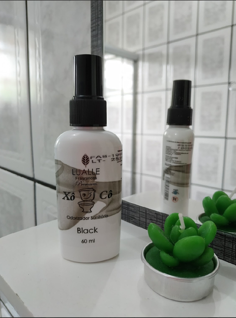 Odorizador Sanitário XôCô Premium BLACK 60 ml