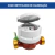 Hidrômetro Unijato DN 20 (3/4") Água Quente + Certificado de Calibração | Relojoaria Plana Pre-equipada Indutiva