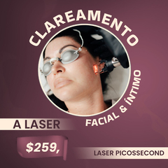 01 SESSÃO LASER CLAREAMENTO PARA A FACE OU CORPO