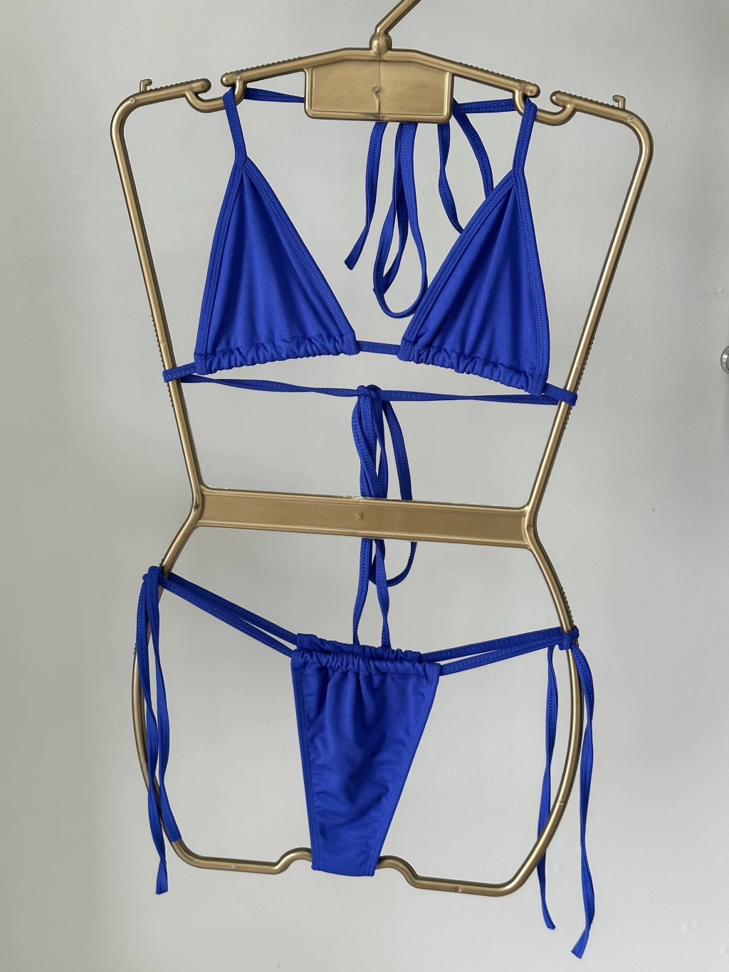 Biquíni Cortininha Azul