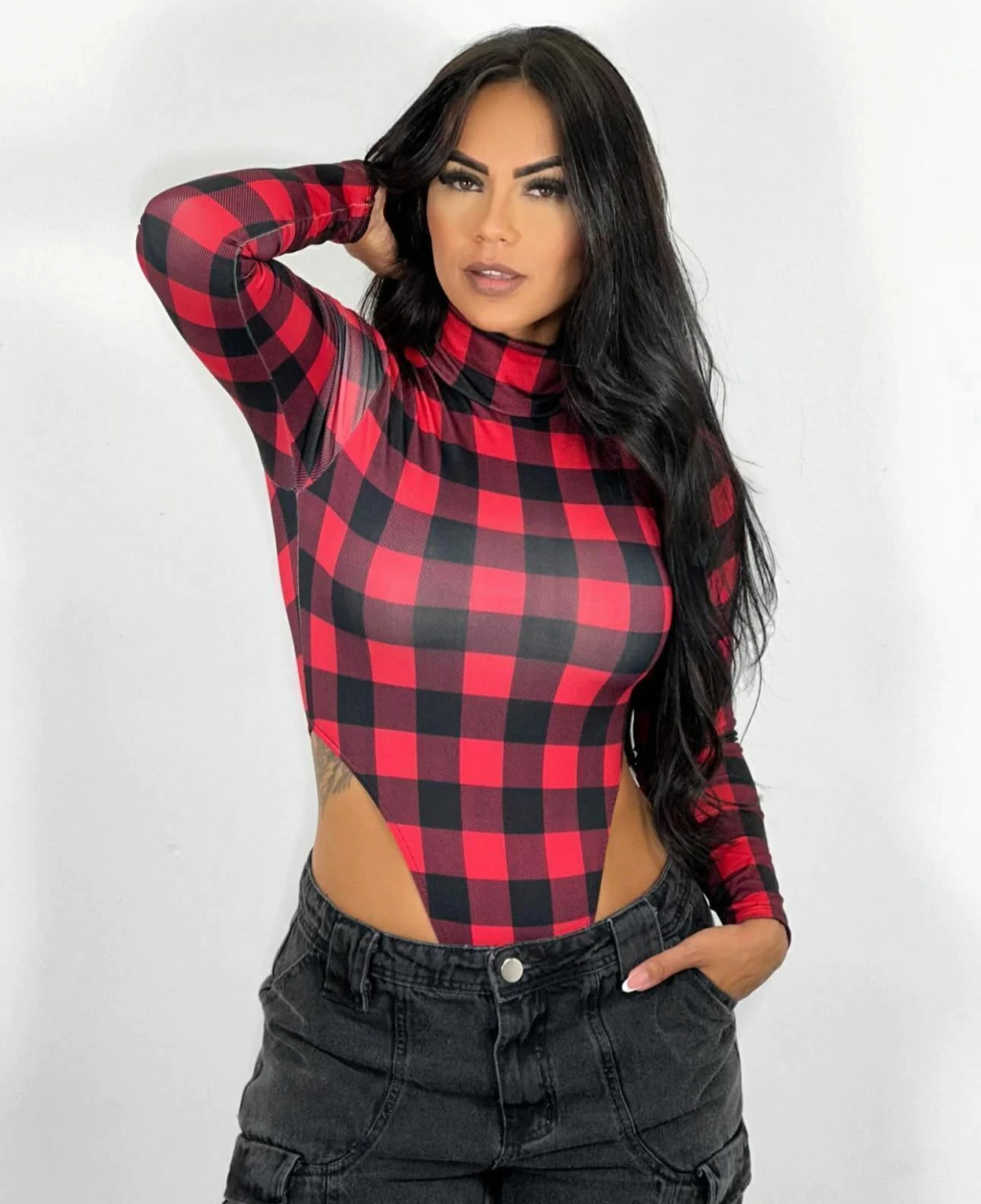 Body Becca Quadriculado