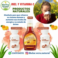 1 Miel y 2 Vitamina C