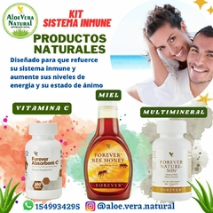 Kit Sistema Inmune 1 Miel-1 Vitamina C1 Multimineral (Naturemin)