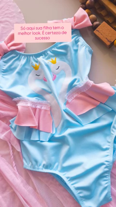 Maiô cisne - Mundo Kmodas Kids