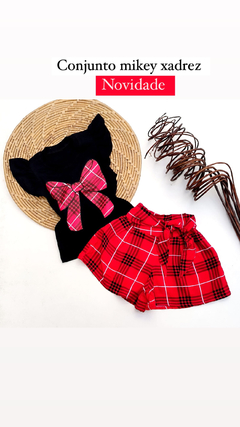 conjunto mickey xadrez
