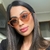 Oculos de Sol Feminino Turim Laranja Mesclado - Seven Acessórios