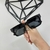 Oculos Bari Feminino Preto Brilhoso