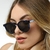 Oculos de Sol Feminino Becker Azul Marinho - loja online